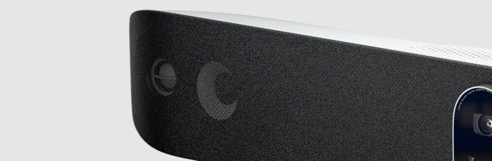 Cận cảnh lưới loa trên Poly Studio V72