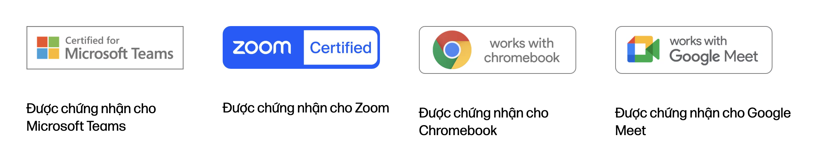 Poly Studio E360 tương thích Zoom Teams Meet